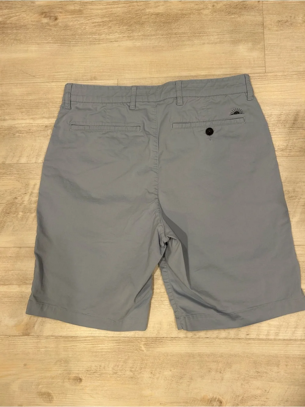 Faherty Light Blue Men's Flat Front Shorts